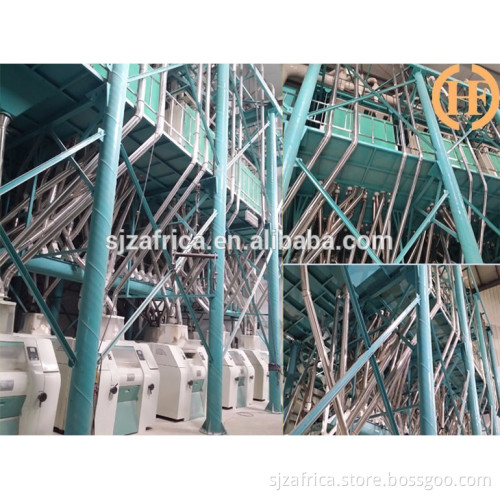 European standard 5 t/h maize milling machine